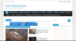 Desktop Screenshot of mein-elektroauto.com